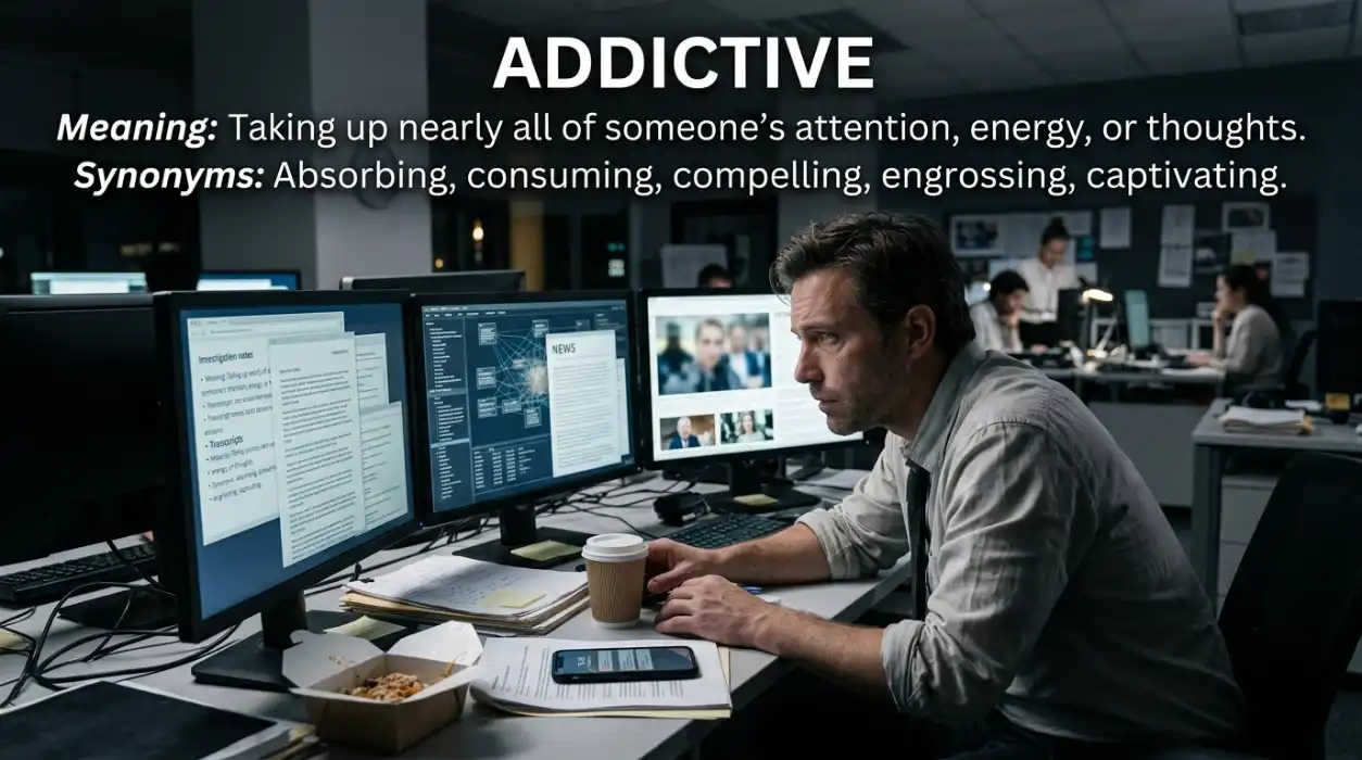 Taking up nearly all of someone's attention, energy, or thoughts.