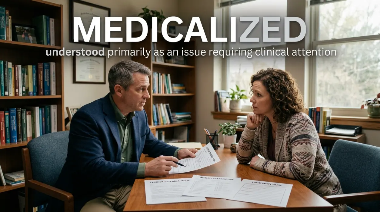  Understood primarily as an issue requiring clinical attention.