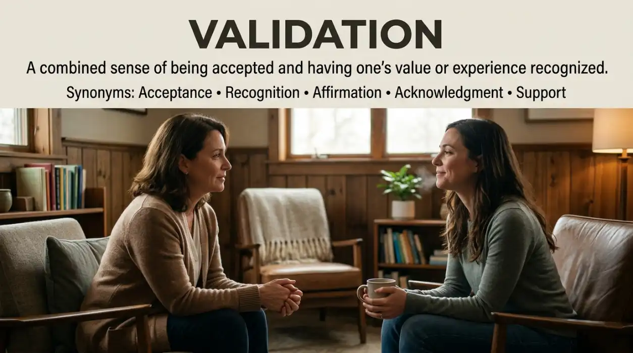 A combined sense of being accepted and having one's value or experience noticed.