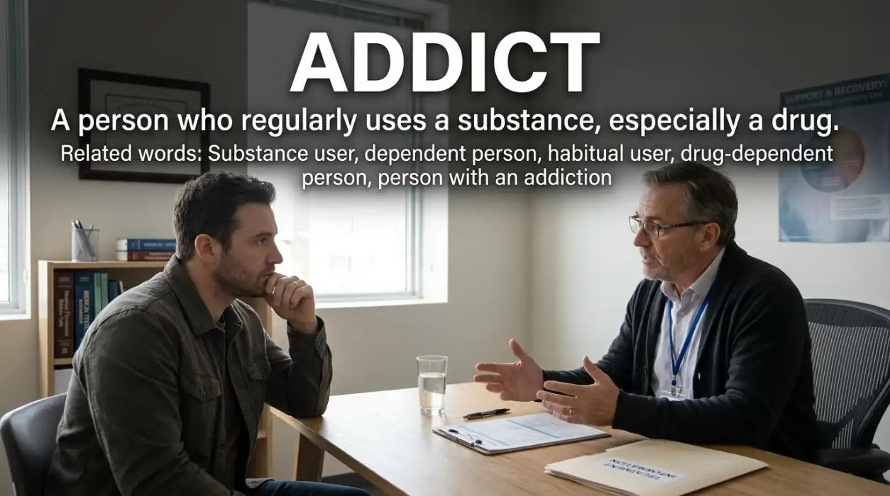 A person who regularly uses a substance, especially a drug.