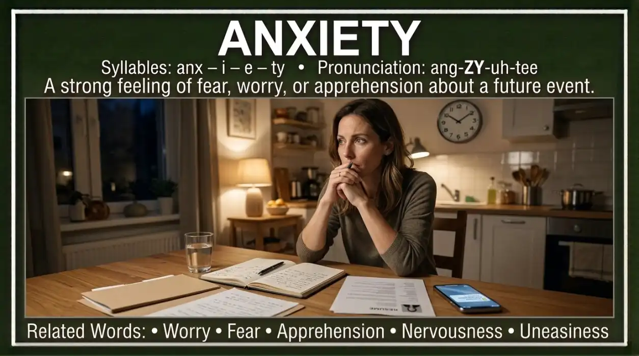 A profound sense of fear or apprehension regarding a future event.