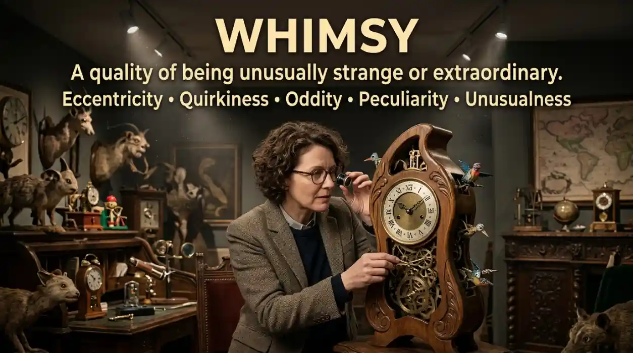 A quality of being unusually strange or extraordinary.