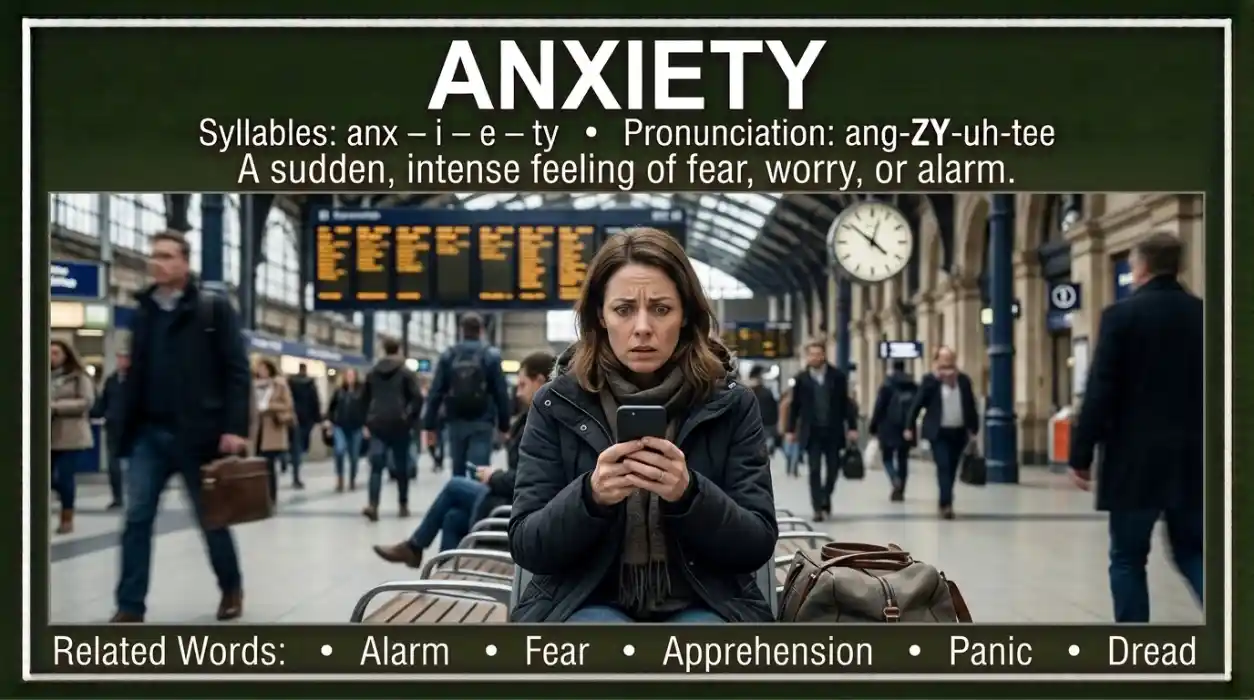 A sudden intense feeling of fear or anxious alarm.