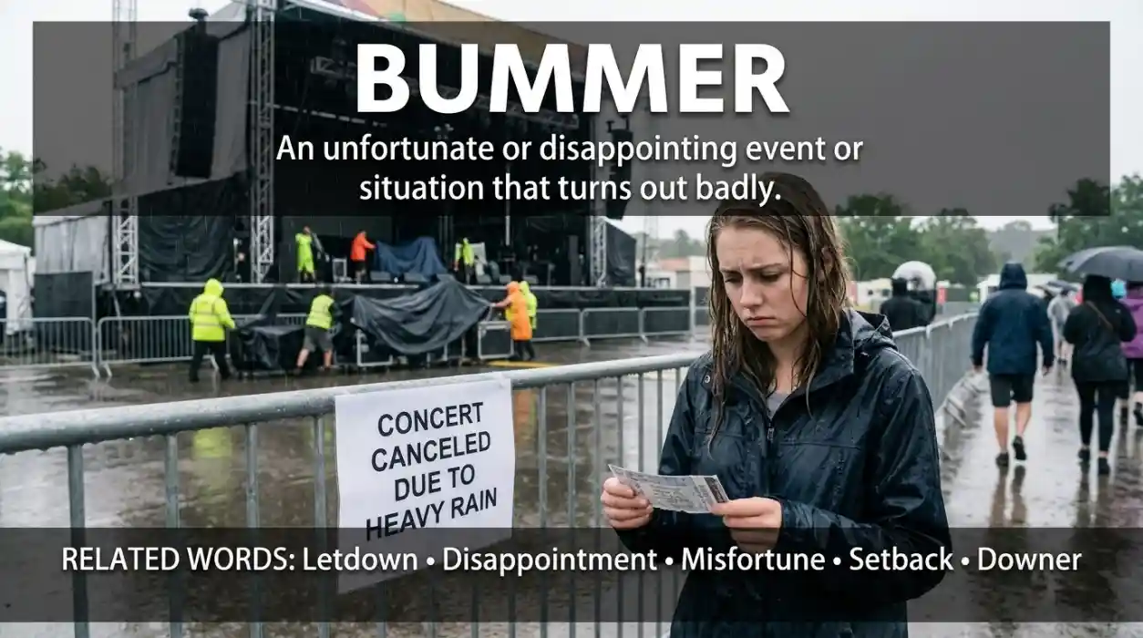 An extremely bad event or a situation that ends very badly.