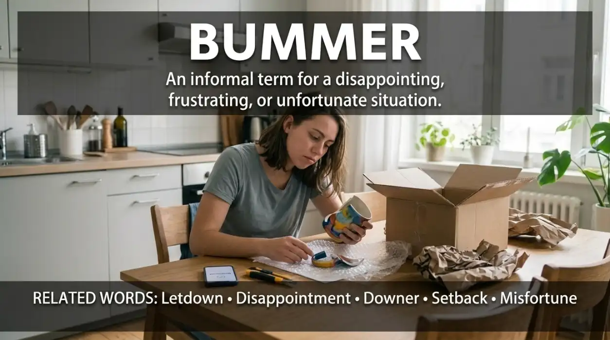 An informal description of a circumstance that feels disappointing or unfortunate.