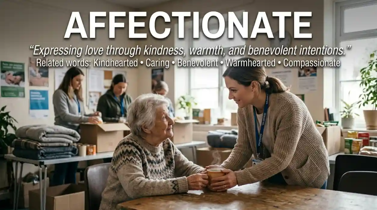 Combining love with kindness and benevolent intentions.