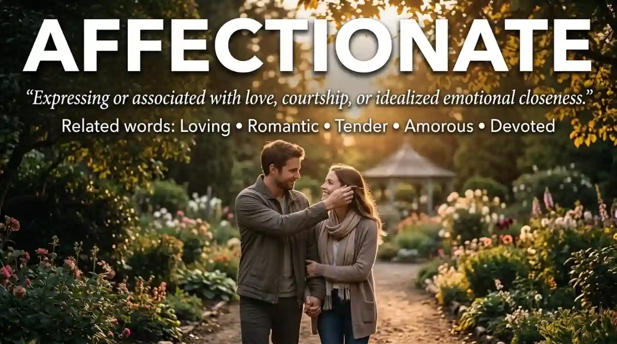Expressing or associated with love, courtship, or idealized emotional closeness.