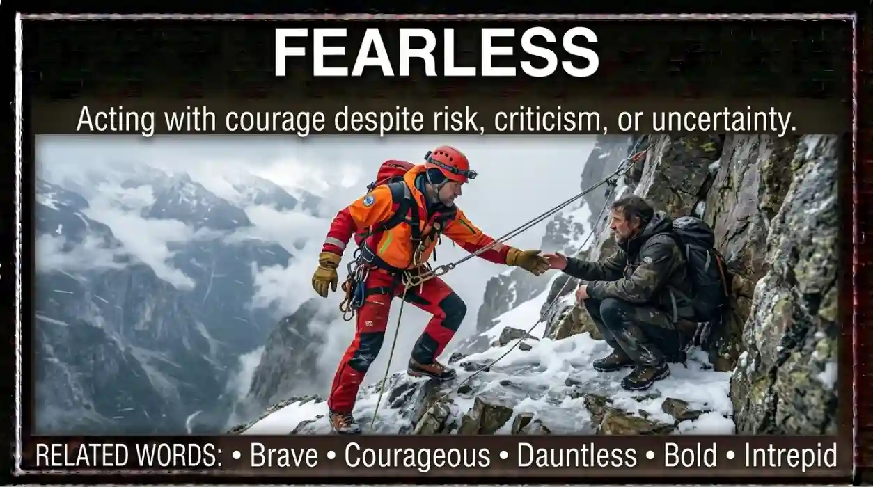 fearless-describes-someone-who-acts-with-courage-despite-risk-criticism-or-uncertainty