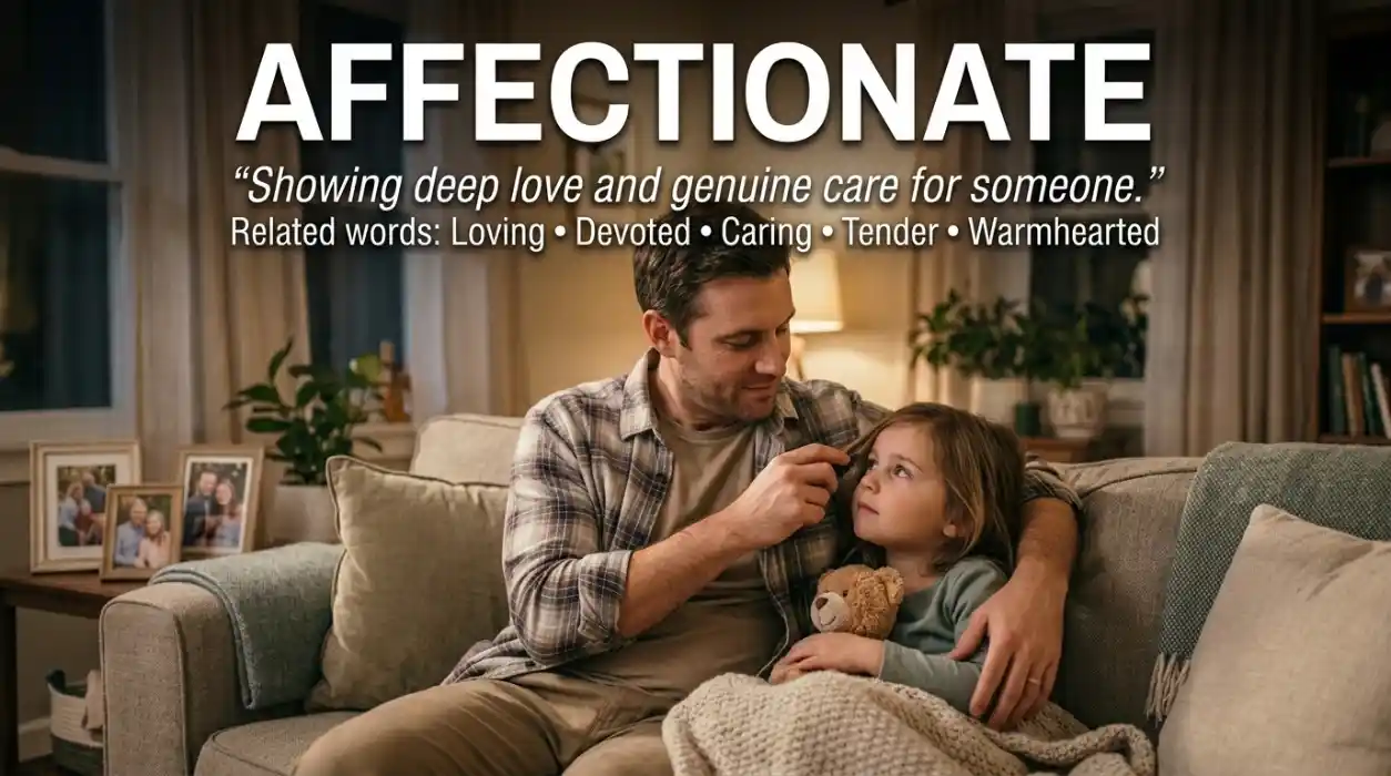 Showing deep love and genuine care for someone.