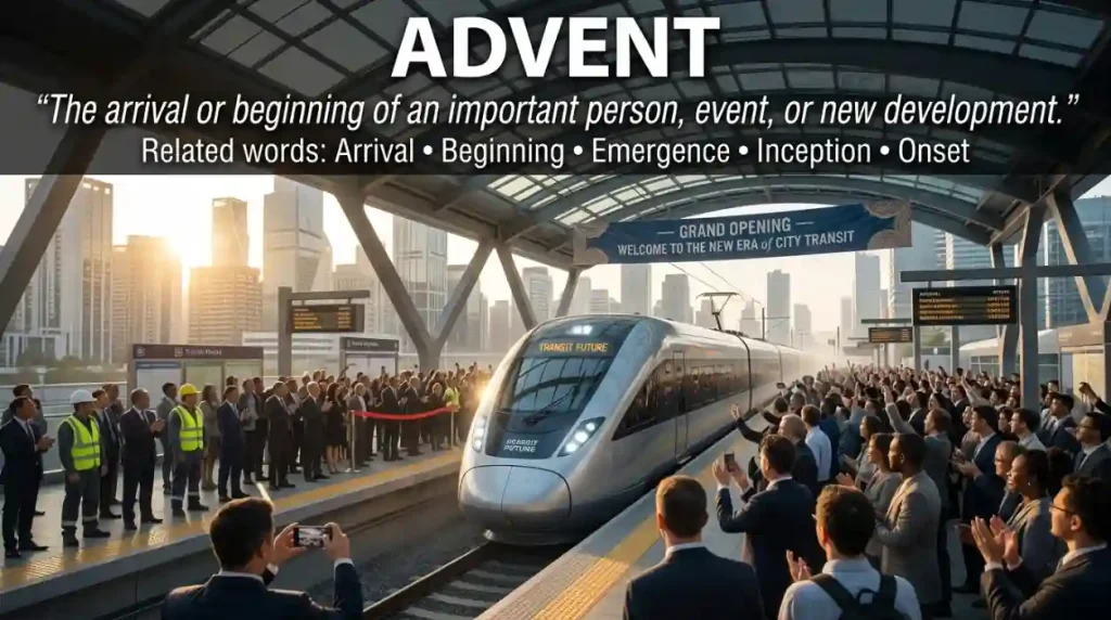 Synonym for Advent
