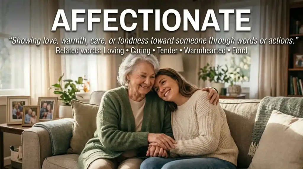 synonym for affectionate