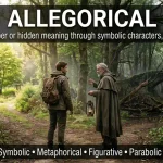synonym for allegorical