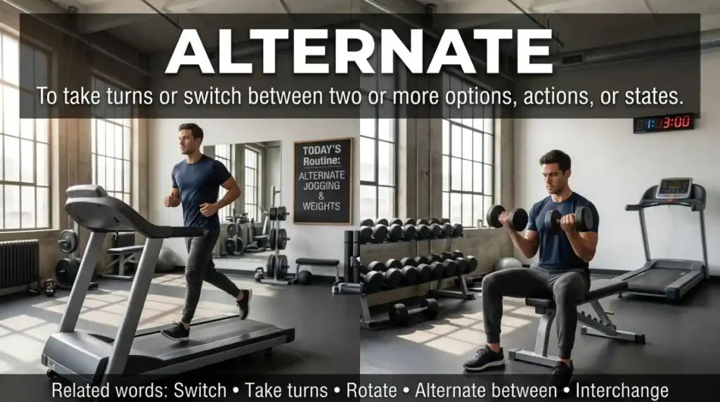 Synonym for Alternate