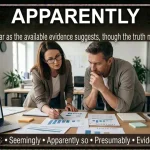 synonym for apparently