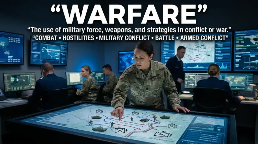Synonym for Warfare