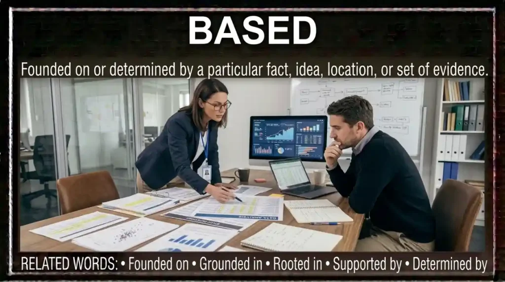 synonyms for based