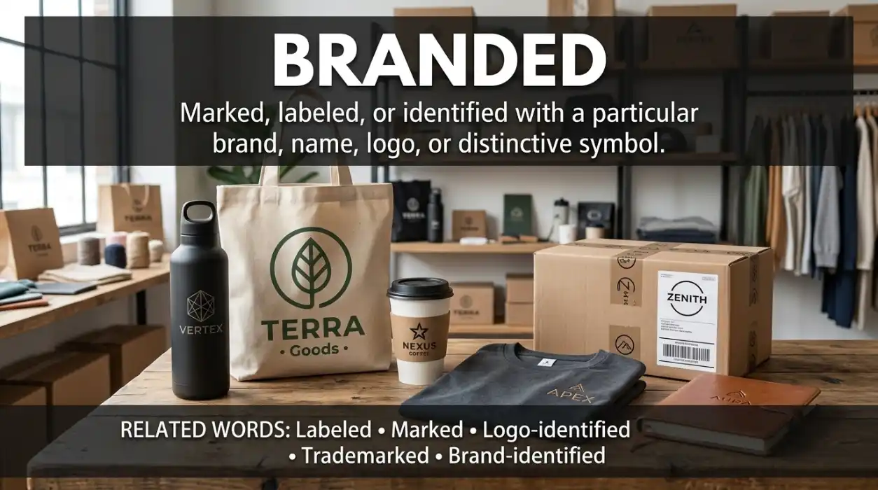 synonyms for branded