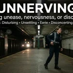 Synonyms for Unnerving