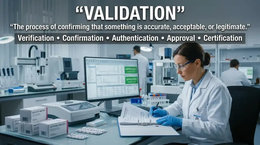Synonyms for Validation